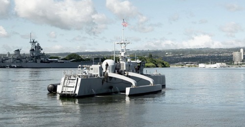 The USN plans to use platforms such as 
        
         as templates for the service's proposed new fleet of USVs.