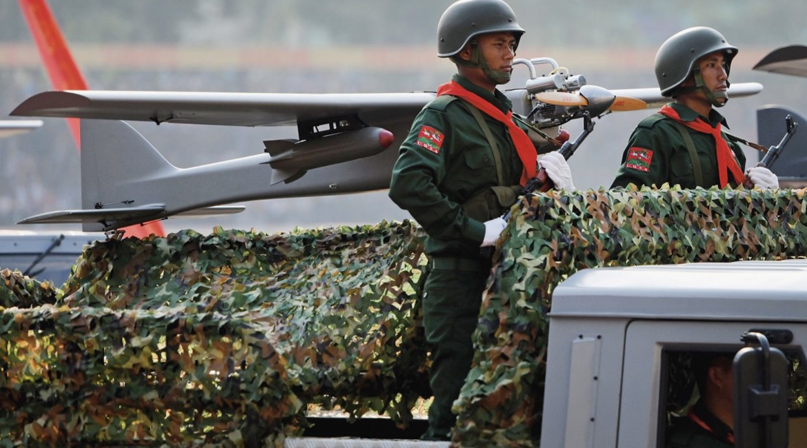 During a military parade held on 17 April the UWSA displayed recently acquired equipment, including an unmanned aerial vehicle carried on the back of a truck.