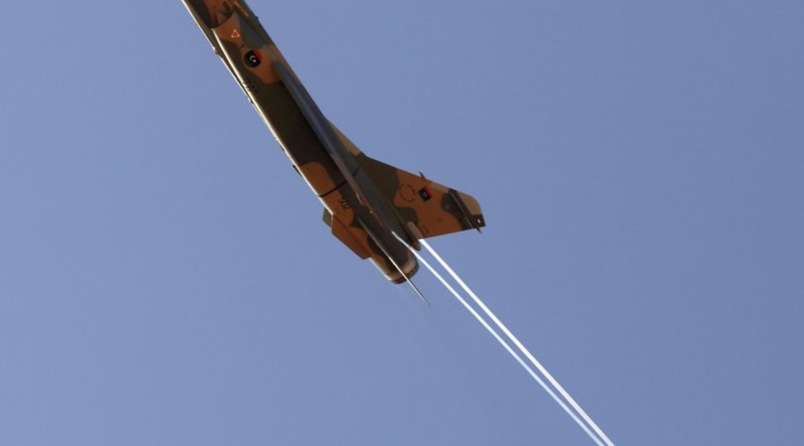 One of the two Mirage F1s that were flown to Malta in 2011, then subsequently operated out of Mistratah Air Base.