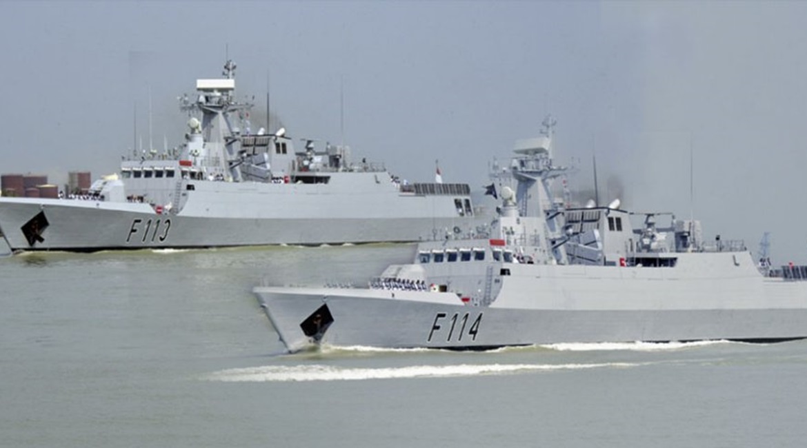 The final two Shadhinota (Type C13B)-class corvettes for the BN arrived at the naval base in Chittagong on 27 April, according to an ISPR statement.