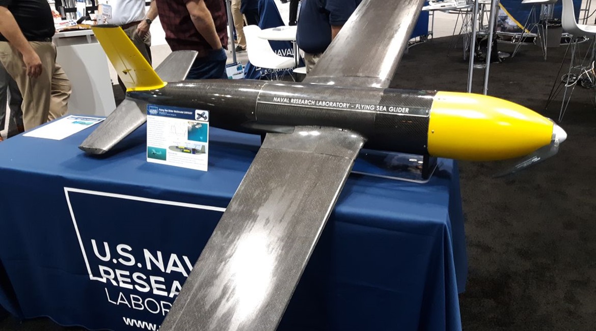 The NRL developed the Flying Sea Glider, a UUV that is capable of flying above water.