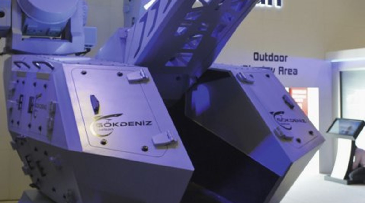 The Aselsan Gökdeniz CIWS was unveiled at this year's IDEF exhibition. The system could find an application on Turkey's Yavuz-class frigates and MILGEM corvettes.