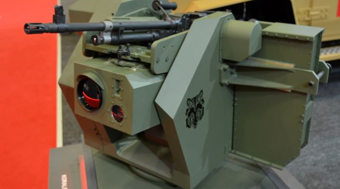 Best Group's latest Koralp RWS, shown armed with a 7.62 mm MG.