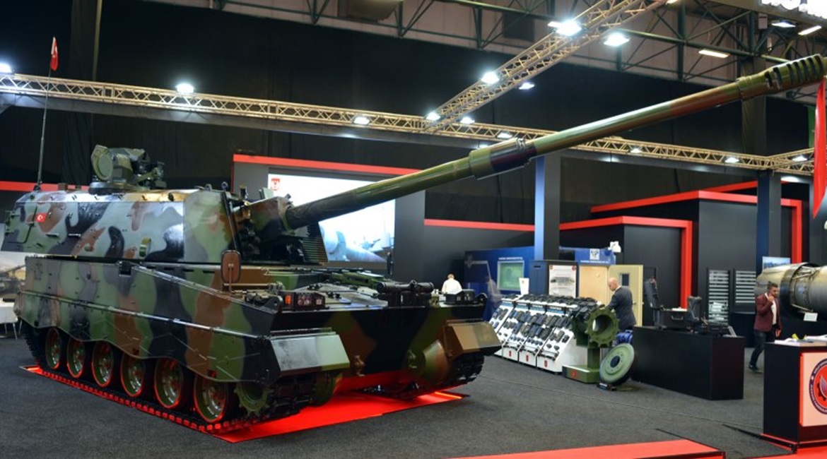 The Firtina New Generation 155 mm/52 calibre self-propelled artillery system developed for the Turkish Land Forces Command.