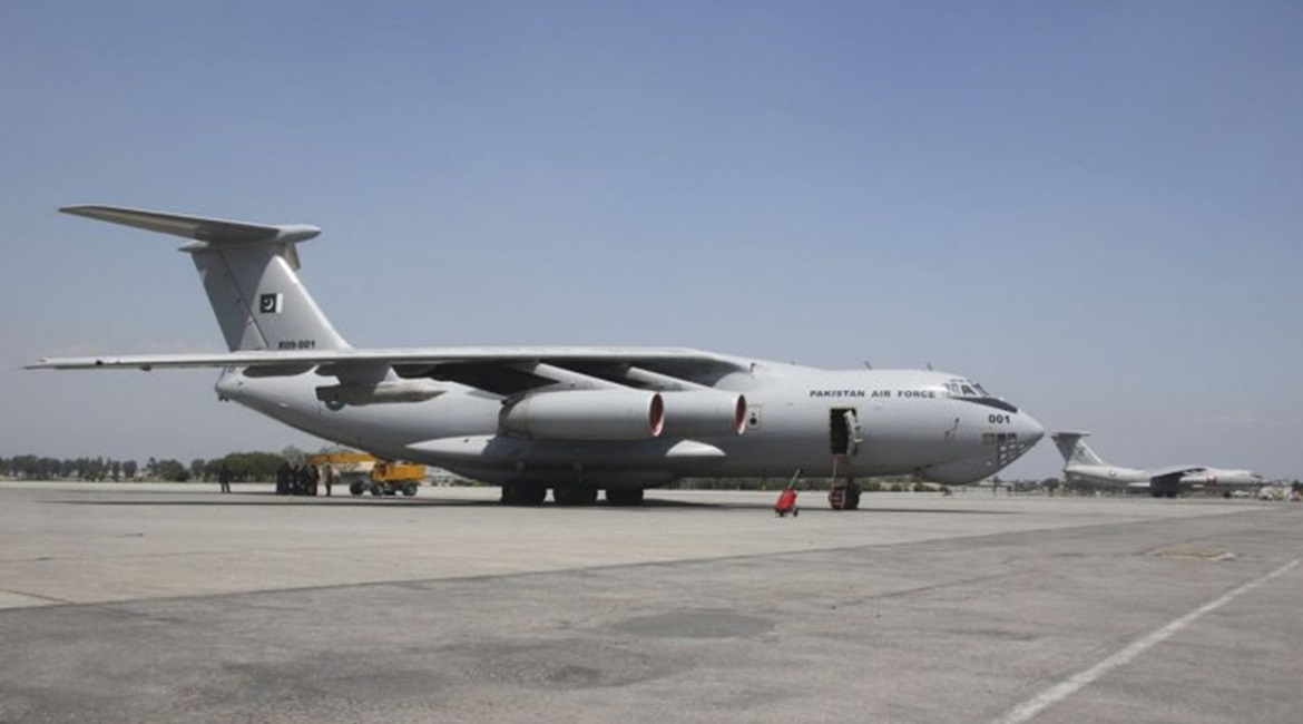 Il-78 aircraft have now moved onto the ramp of Pakistan's former Benazir Bhutto International Airport, which has now become part of PAF Base Nur Khan.