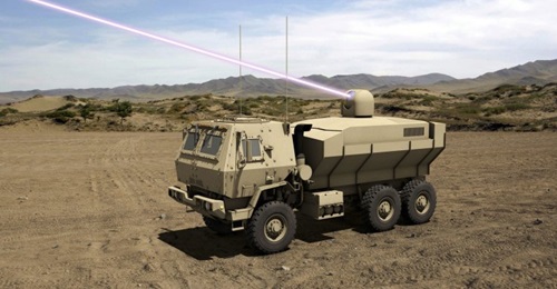 Artist's impression of the Dynetics team's HEL TVD solution