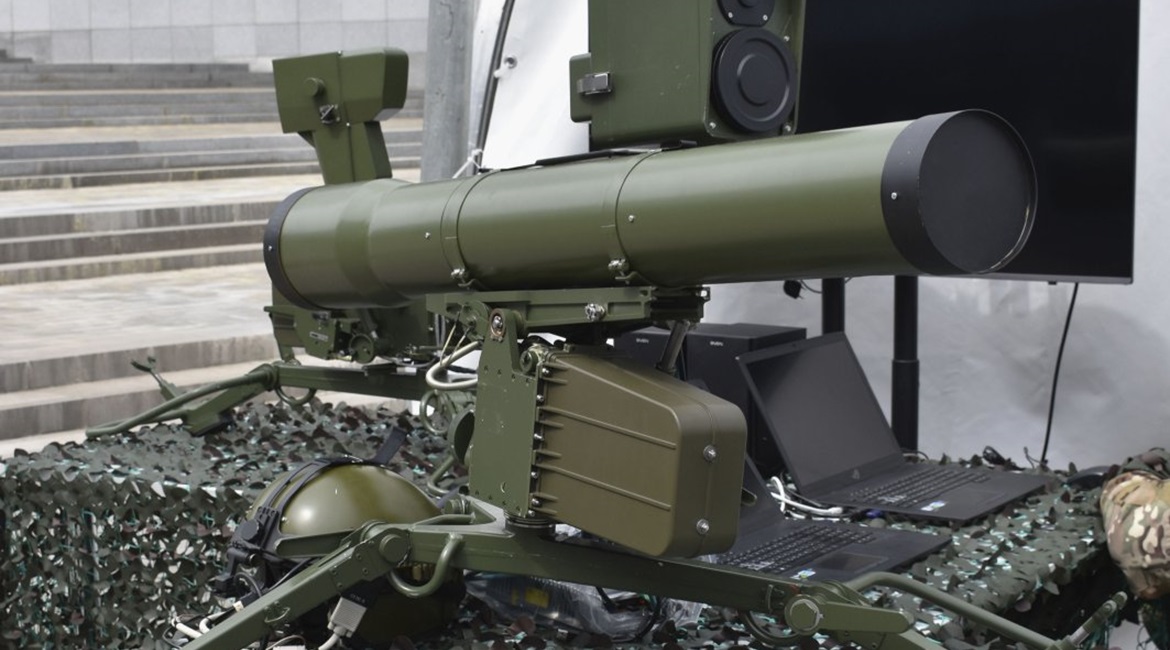 The 9P135M1(RB) Konkurs-RB ATGM launcher.