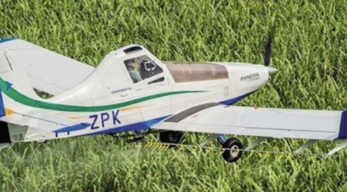 Embraer and WEG are teaming to develop an electric propulsion testbed using Embraer's Ipanema agricultural sprayer.