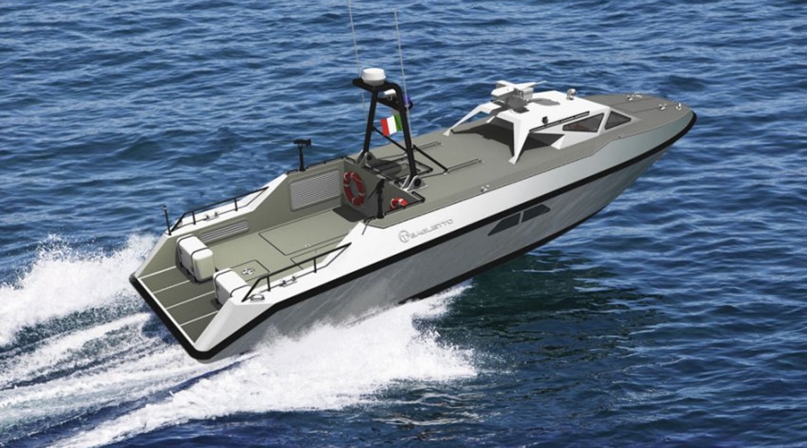 The Italian Navy has ordered two fast attack craft built to Baglietto's FFC 15 design, to be used by the new LHD.