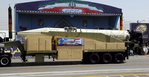 The Khorramshahr was unveiled in the Sacred Defence parade on 22 September 2017.