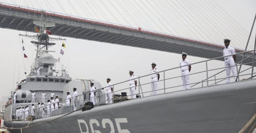 The SLN was formally handed over an ex-PLAN Jiangwei I-class frigate in a ceremony held on 5 June in Shanghai.