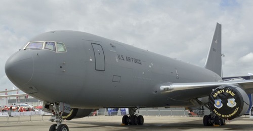 The KC-46A Pegasus is being seen outside the US for the first time at the Paris Air Show in Le Bourget on 17-23 June.