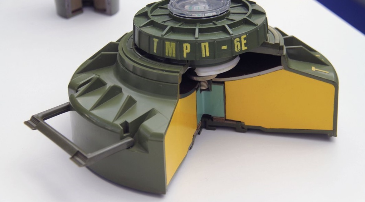 The TMRP-6E ATM is fitted with an 'electronic module' fuze.