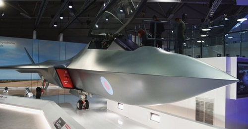 Seen at its reveal at the 2018 Farnborough Airshow, the Tempest future fighter concept is being developed to enter service with the RAF in the 2030s.
