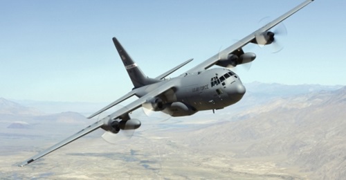 The US Air Force is focusing on inspections of C-130H (pictured) and J-model aircraft after cracks in the rainbow fitting forced the service to ground 27% of its fleet.