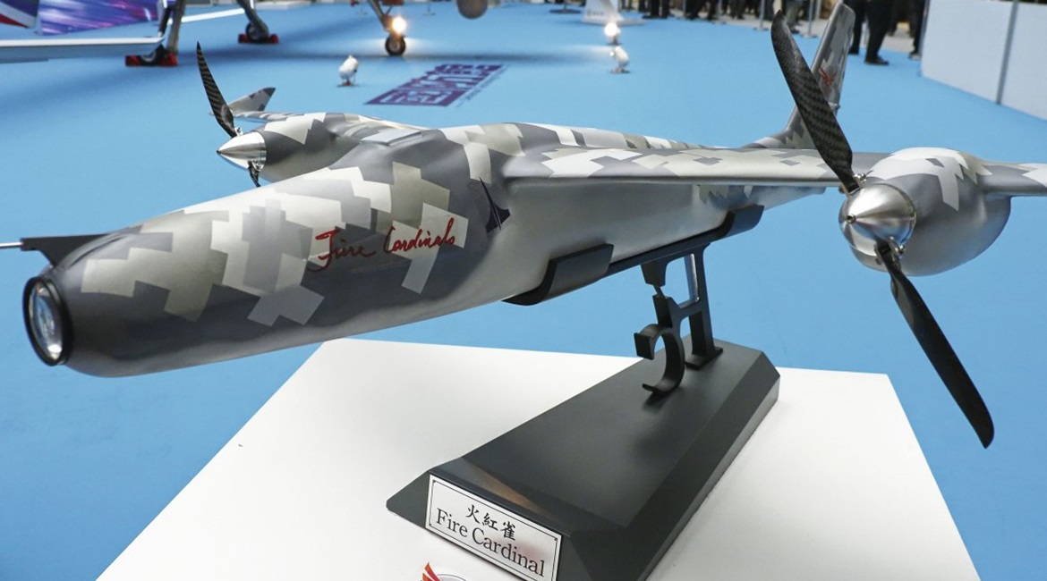 The Fire Cardinal mini-unmanned aerial vehicle can be equipped with an explosive payload, although it is currently being used to test AI-enabled target acquisition and targeting technologies.