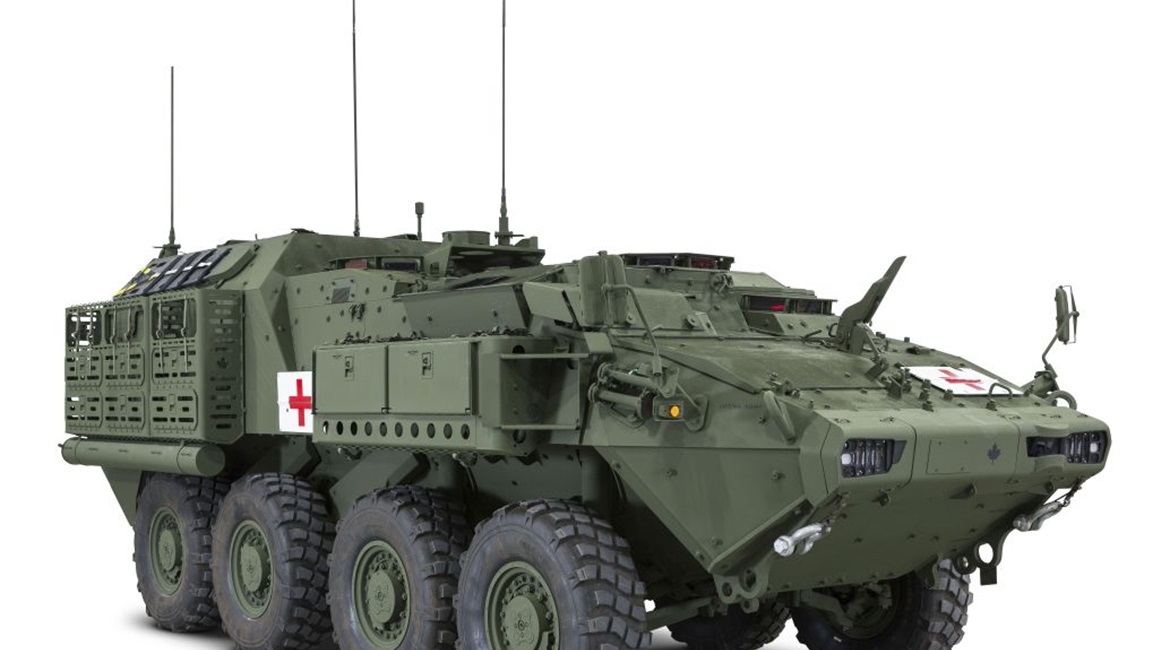 The Canadian Army is set to receive 360 LAVs under a pending new deal. Pictured is the LAV 6.0 Combat Support - Ambulance variant.