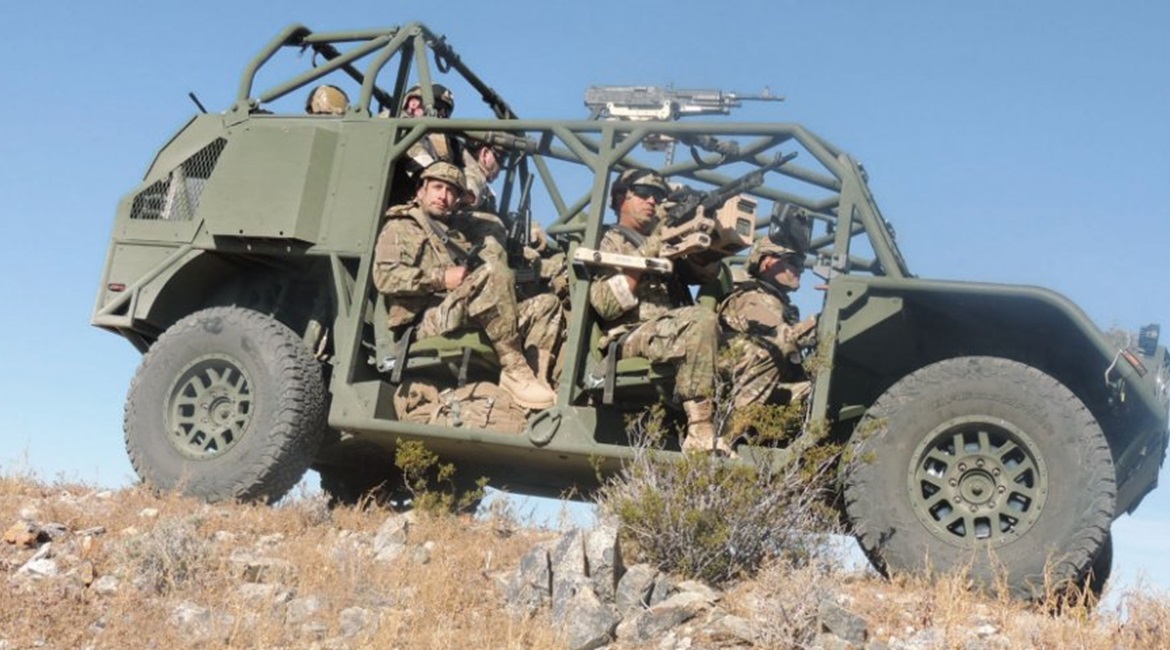 A Flyer ISV is designed to carry a nine-member squad and their equipment. Flyer Defense has partnered with Oshkosh Defense for its US Army ISV bid.