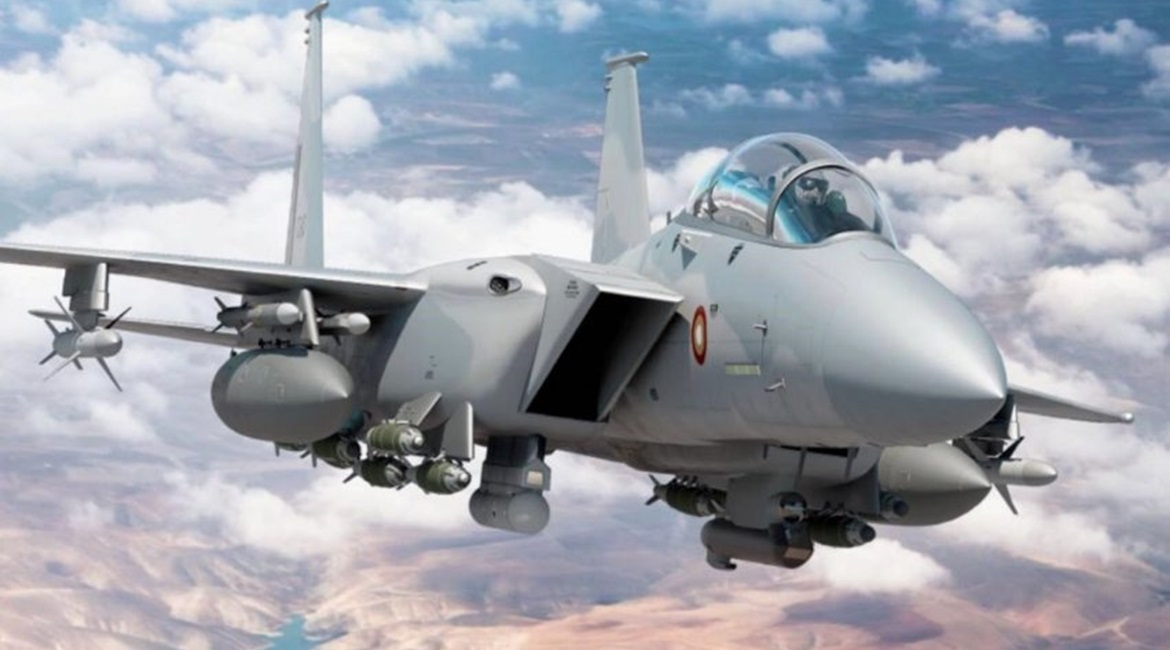 A computer-generated image of an F-15QA combat aircraft. Boeing has been contracted to begin training pilots and maintainers trained on the platform, ahead of the commencement of deliveries in early 2020.