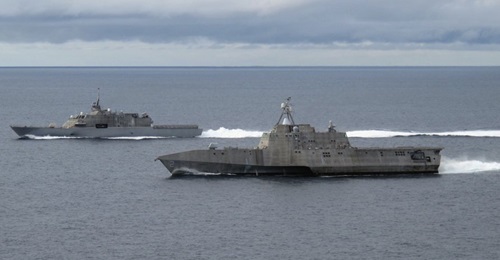 Australian shipbuilder Austal said 80% of its record revenues in FY 2019 were sourced from its US business, which includes the ongoing programme to build Littoral Combat Ships (pictured) for the US Navy.
