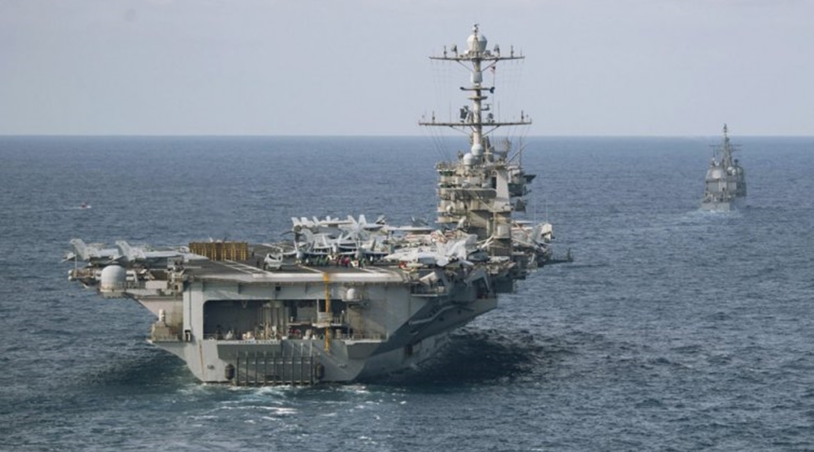 The US Navy Nimitz-class aircraft carrier USS Harry S Truman and elements of its carrier strike group (CSG) are pictured during the CSG's recent COMPTUEX. COMPTUEX processes have helped the US Second Fleet achieve FOC by building force generation capac...