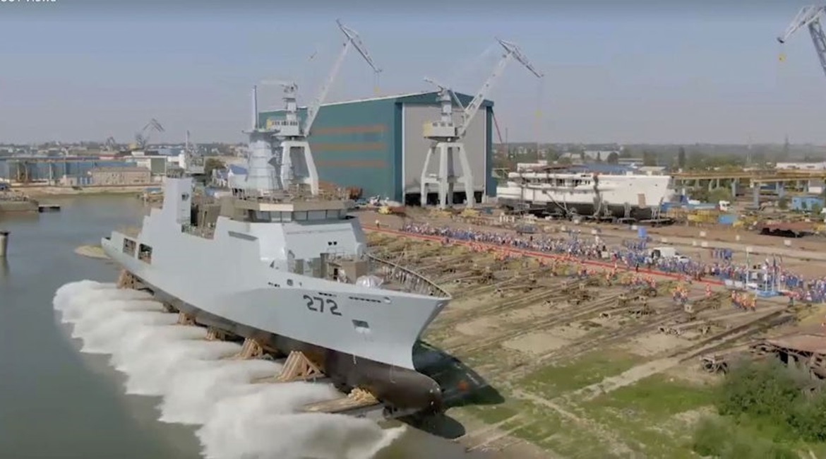 The second of two 2,300-ton corvettes on order for the PN was launched on 3 September by Dutch shipbuilder Damen at the company's facilities in Galati, Romania.
