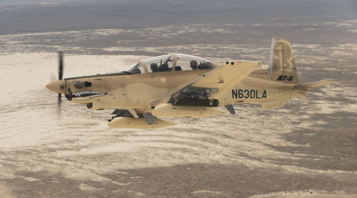 The Beechcraft AT-6B Wolverine is an example of a light attack aircraft that could be acquired by the US Air Force.