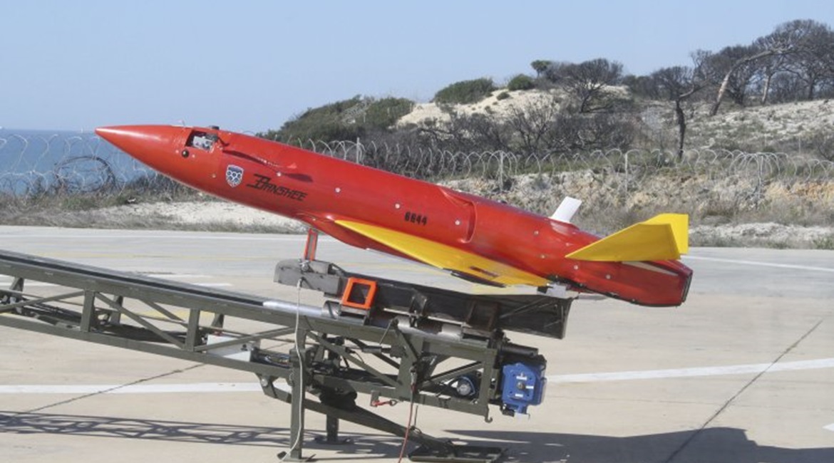 The QinetiQ Banshee NG target drone was unveiled at DSEI 2019.