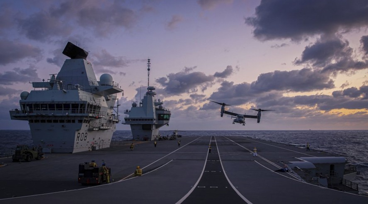 The RN has been anxious to further MV-22 integration on the QEC ships to establish the Osprey as a credible maritime intra-theatre lift solution.