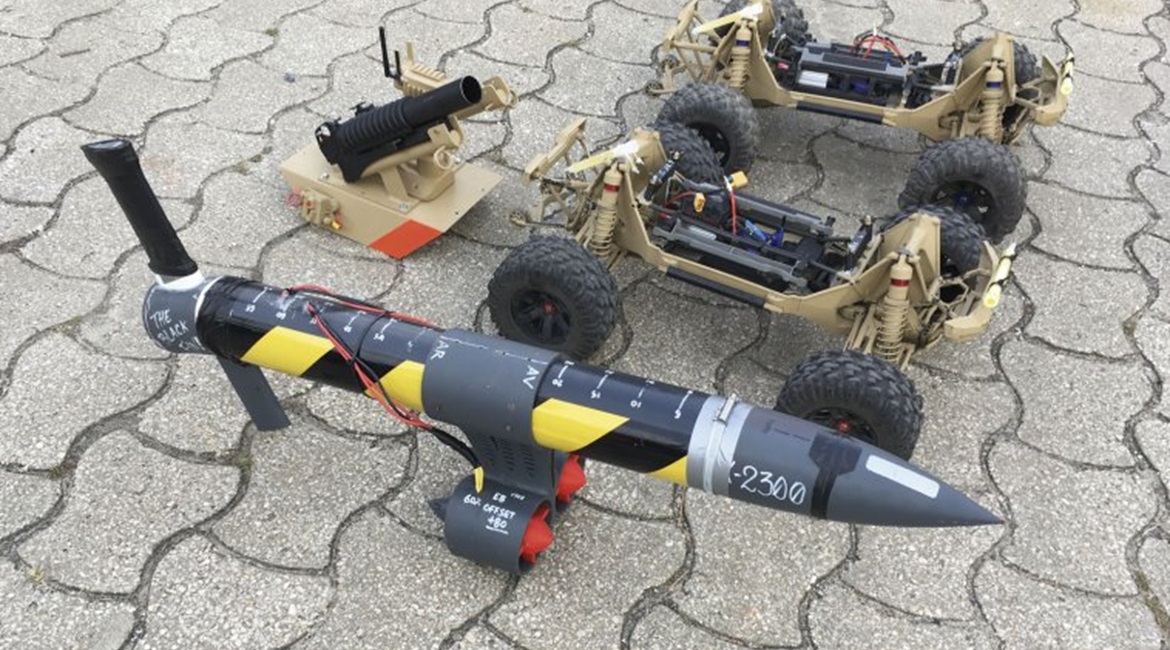 The Portuguese Navy's CEOV has kit including the Blackfin autonomous UUV and a pair of toy remote control cars modified to carry grenade launchers and cameras.