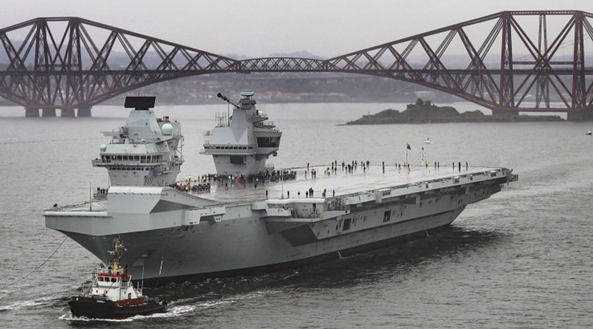 The UK's newest aircraft carrier, 
        
        , sailed from Rosyth Dockyard for the very first time on 22 September 2019 to begin initial sea trials. Some observers in the UK defence establishment worry that the UK has often funded high-...