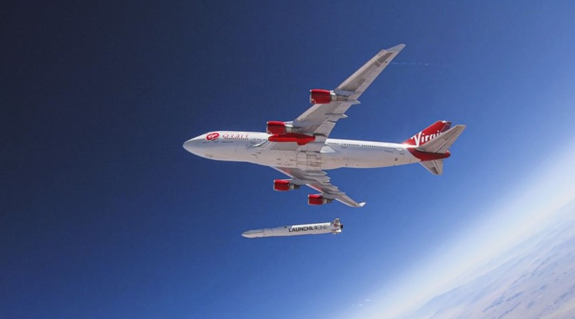 Virgin Orbit is developing the launch of small satellites from a 747 testbed aircraft.