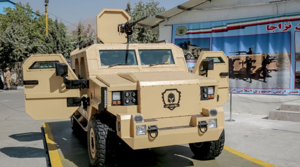 The Rouin-Tan light armoured vehicle.