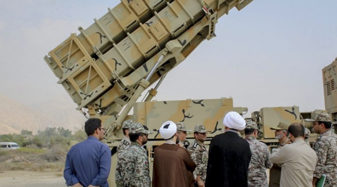 Maj Gen Mousavi inspects a launcher for Sayyad-2/3 missiles.