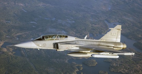 The Saab EAJP pod flew on the Gripen for the first time on 4 November.