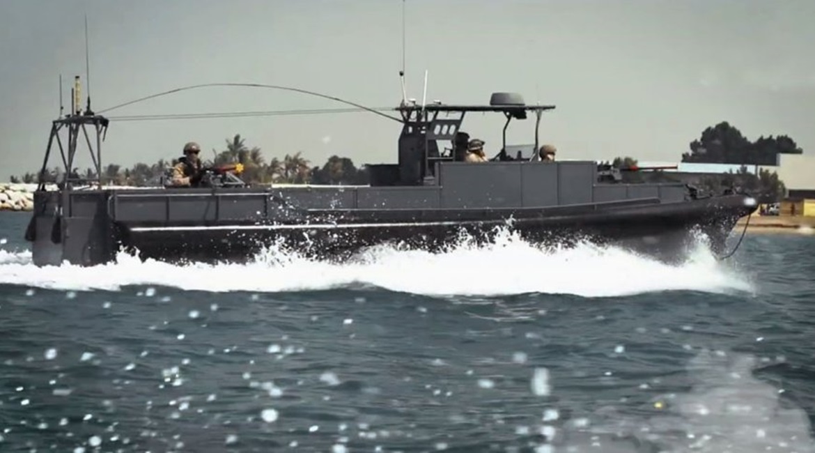 A Fire Support Platform variant of the Holyhead Marine 11 m Offshore Raiding Craft (ORC) appears to have featured in the UAE's Union Fortress 6 military demonstration.