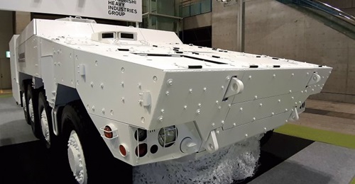 MHI unveiled an APC demonstrator at the DSEI Japan 2019 exhibition in Chiba. The demonstrator will form the basis of the Mitsubishi Armoured Vehicle that will compete with two other 8×8 armoured vehicles in a programme to replace the JGSDF's Type ...