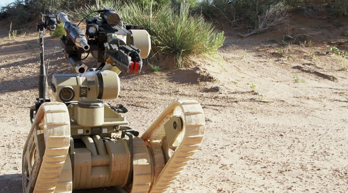 A Kobra UGV being put through its paces at Fort Bliss, New Mexico/Texas. Up to 350 Kobras will be produced to fulfil the US Army's CRS-H requirement.