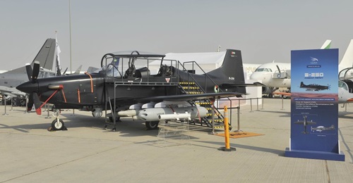 Seen for the first time at the Dubai Airshow in 2017, the UAE-developed Calidus B-250 is a light attack COIN aircraft provisioned with an EO/IR sensor and seven hardpoints. The UAE AF & DF has become the first customer, with an order for 24 announced o...