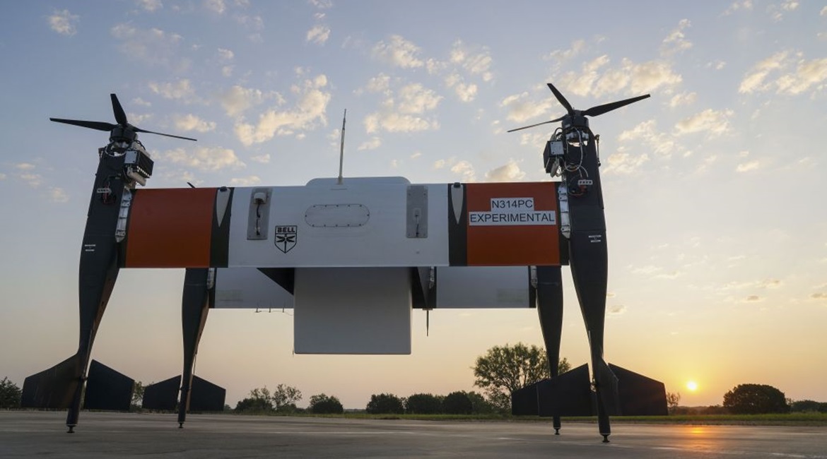 Bell flew its Autonomous Pod Transport (APT) 70 UAV with a payload for the first time on 16 October.