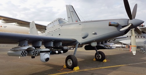 The L3 Technologies-Air Tractor AT-802L Longsword. Air Tractor is protesting the US Air Force's light attack aircraft procurement.