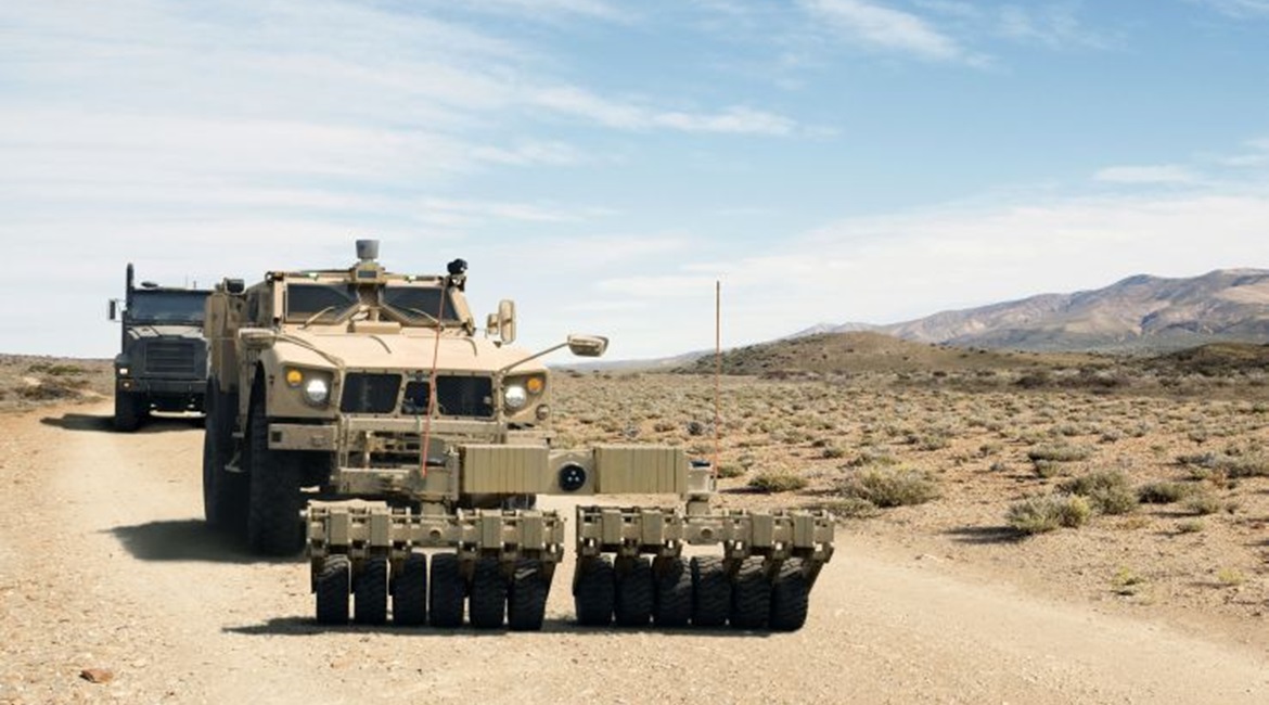 A M-ATV featuring TerraMax technology.