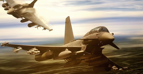 A concept of the Eurofighter ECR platform. Airbus is pressing the German government to expedite its Tornado replacement requirement, for which it plans to offer the aircraft.