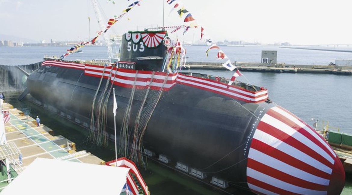 Japan is considering a series of measures to provide financial support for SMEs involved in the supply chains of major national programmes such as the construction of Soryu-class submarines (pictured).