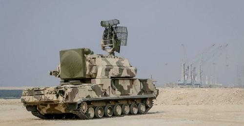An Iranian Tor-M1 is seen defending the Asaluyeh oil terminal in October 2019. The remnants missile from a Tor-M1 was purportedly found after the Ukrainian airliner crashed.
