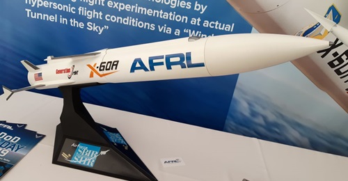 The Air Force Research Laboratory (AFRL) hopes to have two X-60A hypersonic flight research vehicle flights in 2020.