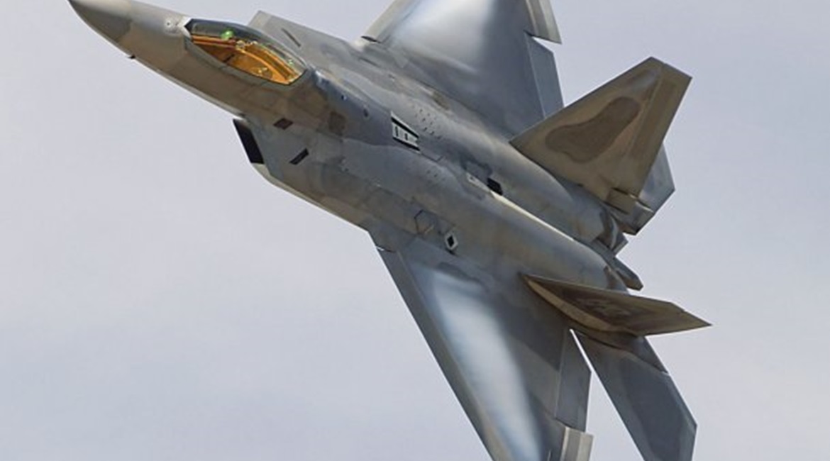An F-22 Raptor took part in the US Air Force's ABMS demo in December. A budget expert predicts that the FY 2021 budget request for ABMS will be too small for the service to formally start the programme.