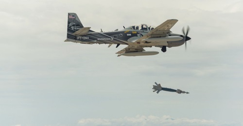 The A-29 Super Tucano is one of several platforms that would satisfy the new Armed Overwatch requirement of the USSOCOM.