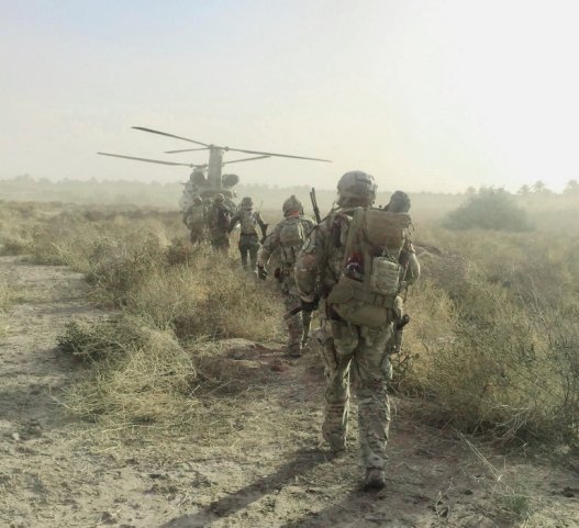 
        Soldiers from the Iraqi Army’s 1
        st
        Special Forces (Qwat al-Khasah) Special Mission Company carried out their first partnered mission with the US-led coalition on 23 November 2019. The mission was a clearance operation against two Islamic State ‘bed down’ locations in the Al-Tarmiyah area of Salad-al-Din governorate.
       (Combined Joint Task Force - Operation Inherent Resolve)