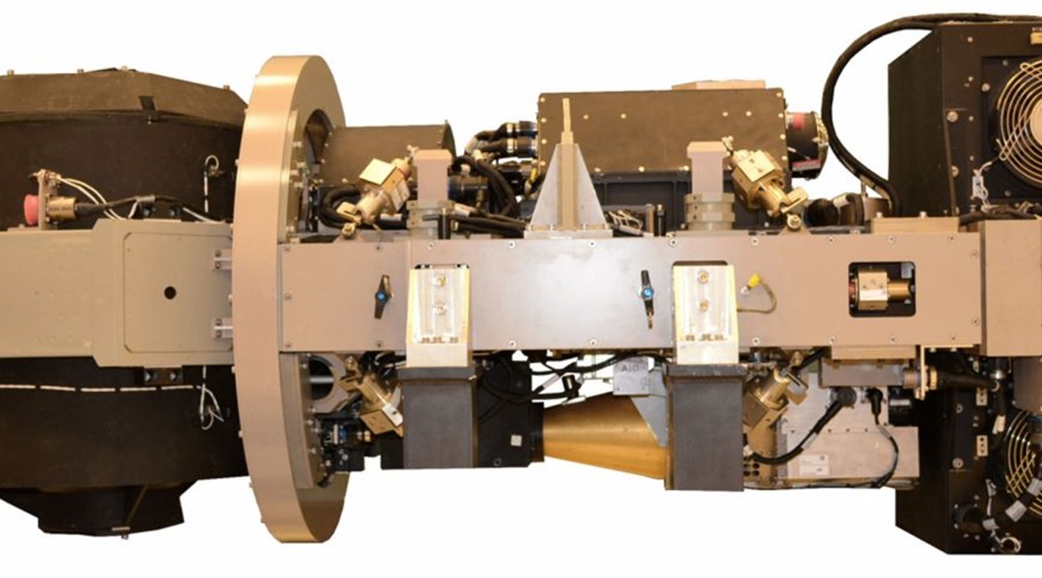 The Senior Year Electro-Optical Reconnaissance System sensor (SYERS-2C) recently installed on the US Air Force's fleet of U-2 aircraft. It will provide better EO/IR sensor capability, allowing increased optical performance and highly-accurate long-rang...